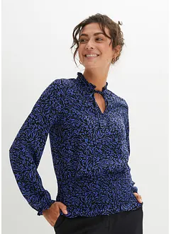 Blouse avec smock, bonprix