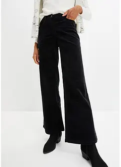 Pantalon large en velours côtelé, bonprix