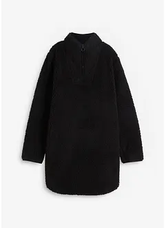 Robe en maille peluche avec col camionneur, bonprix