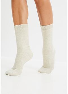 Lot de 4 paires de chaussettes thermo avec intérieur éponge, bpc bonprix collection