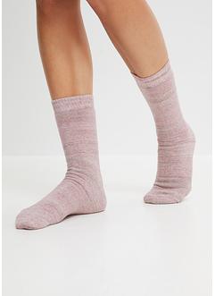 Lot de 4 paires de chaussettes thermo en coloris chinés, bpc bonprix collection