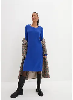 Robe oversize en maille côtelée, bonprix