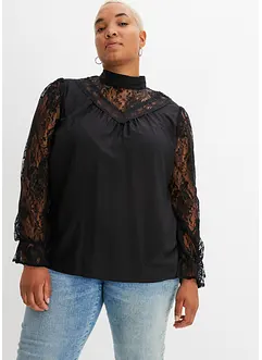 Blouse à dentelle, bonprix