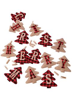 Guirlande de Noël avec inscription, bpc living bonprix collection