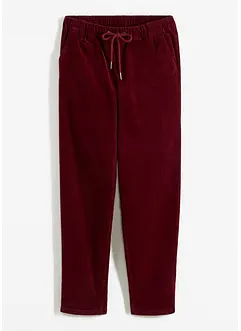 Pantalon en velours côtelé resserré à la taille, bonprix