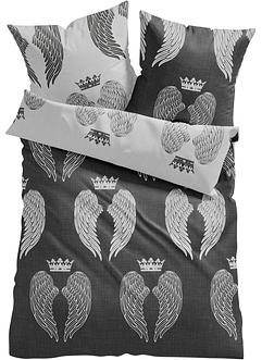 Parure de lit réversible avec ailes d'ange, bpc living bonprix collection