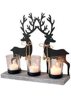 Porte-bougie chauffe-plat avec rennes, bpc living bonprix collection
