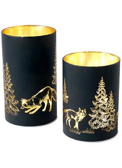 Objet déco LED avec paysage d'hiver (Ens. 2 pces.), bpc living bonprix collection