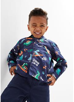 Chemise manches longues garçon avec imprimé dino, Slim Fit, bpc bonprix collection