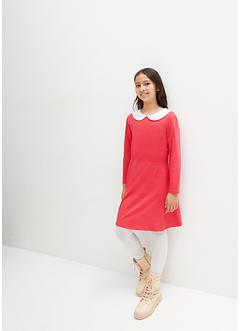 Robe en jersey manches longues filles avec col, bpc bonprix collection