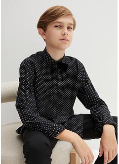 Chemise manches longues garçon avec nœud papillon (ens. 2 pces), Slim Fit, bpc bonprix collection