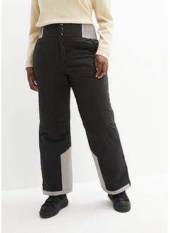Pantalon de ski thermo fonctionnel coupe haute avec taille confortable, étanche, Straight, bpc bonprix collection