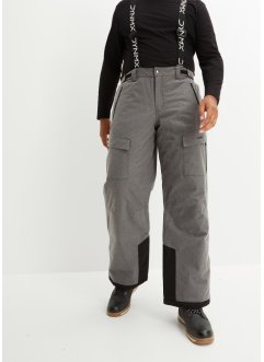Pantalon fonctionnel thermo Regular Fit avec pare-neige et bretelles amovibles, Straight, bpc bonprix collection