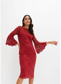 Robe midi en dentelle, bonprix