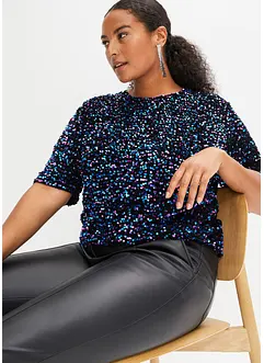 T-shirt à sequins, bonprix