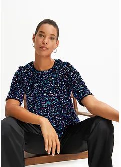 T-shirt à sequins, bonprix