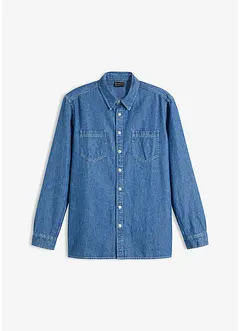 Chemise en jean, manches longues, bonprix