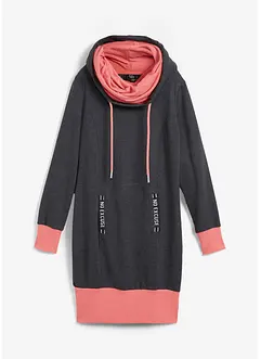 Robe sweat-shirt avec poche kangourou, bonprix