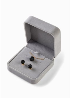 Collier et boucles d'oreilles avec zirconium, bpc bonprix collection