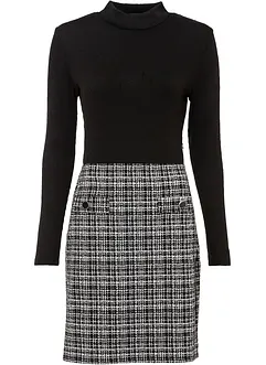 Robe courte et fluide en viscose mélangée, bonprix