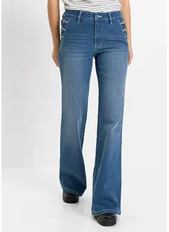 Jean bootcut, taille mi-haute, bonprix
