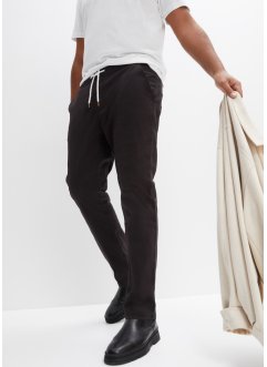Pantalon droit stretch taille élastiquée, Regular Fit, bpc bonprix collection