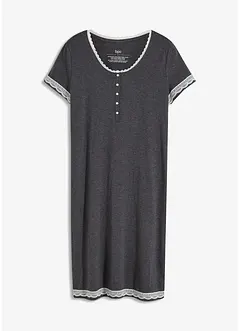 Nuisette avec patte de boutonnage et dentelle, bonprix