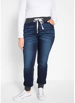 Jean Boyfriend, taille mi-haute élastiquée, bonprix