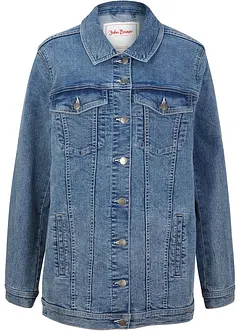 Veste en jean extensible, coupe boyfriend, bonprix