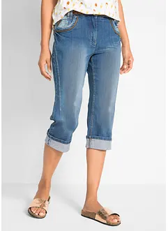 Jean corsaire slim, taille mi-haute, bonprix