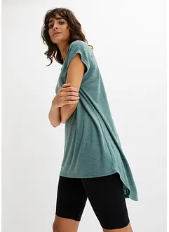 T-shirt long en viscose mélangée, bonprix