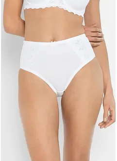 Lot de 2 slips Maxi avec dentelle, bonprix