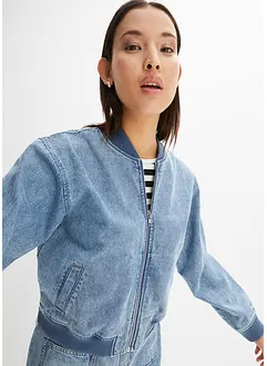 Veste bombers en jean, bonprix