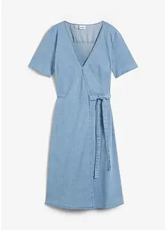 Robe en jean, effet portefeuille, bonprix