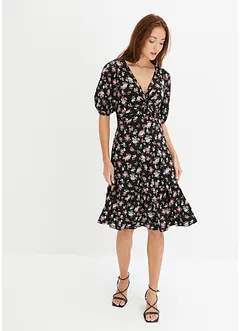 Robe en jersey à manches bouffantes, bonprix