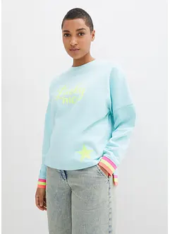Sweat à poignets multicolores, bonprix