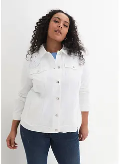 Veste à broderie ajourée, bonprix