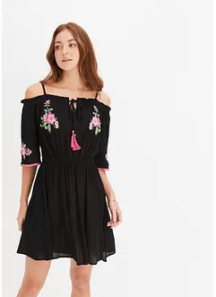 Robe à épaules dénudées avec broderie, BODYFLIRT