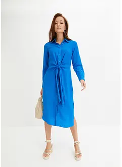 Robe midi à nouer sur le devant, bonprix