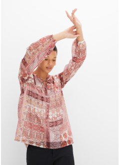 Tunique-blouse imprimée en polyester recyclé, BODYFLIRT