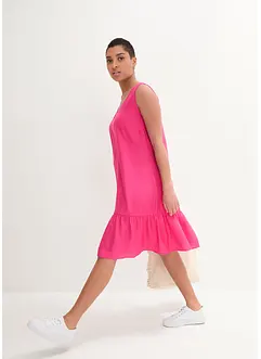 Robe trapèze en viscose longueur genou, bonprix