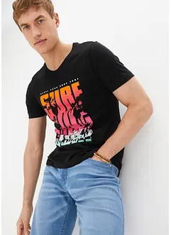 T-shirt en coton, Slim Fit, bonprix