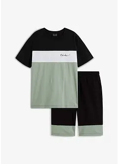 T-shirt et bermuda en molleton (ens. 2 pces), bonprix