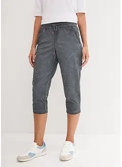 Pantalon 3/4 avec cordon contrastant, bonprix