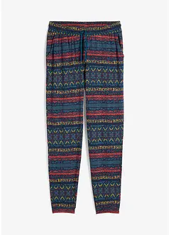 Pantalon en jersey imprimé, bonprix