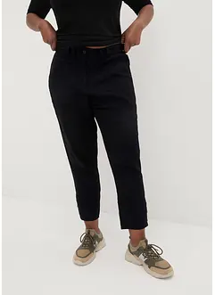 Pantalon en lin avec détails poche et boutons à la base, bonprix