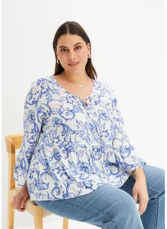 Tunique-blouse imprimée, bonprix
