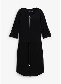 Robe longueur genou en jersey de coton épais, bonprix