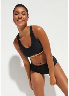 Haut de maillot brassière, maintien léger, bonprix