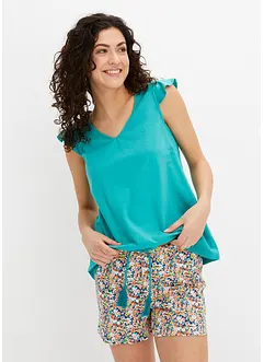 Pyjashort avec biais en dentelle, bonprix